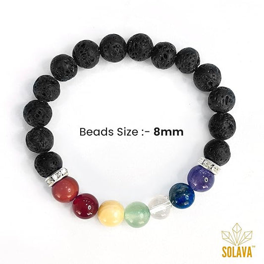 7 Chakra Bracelete Lava